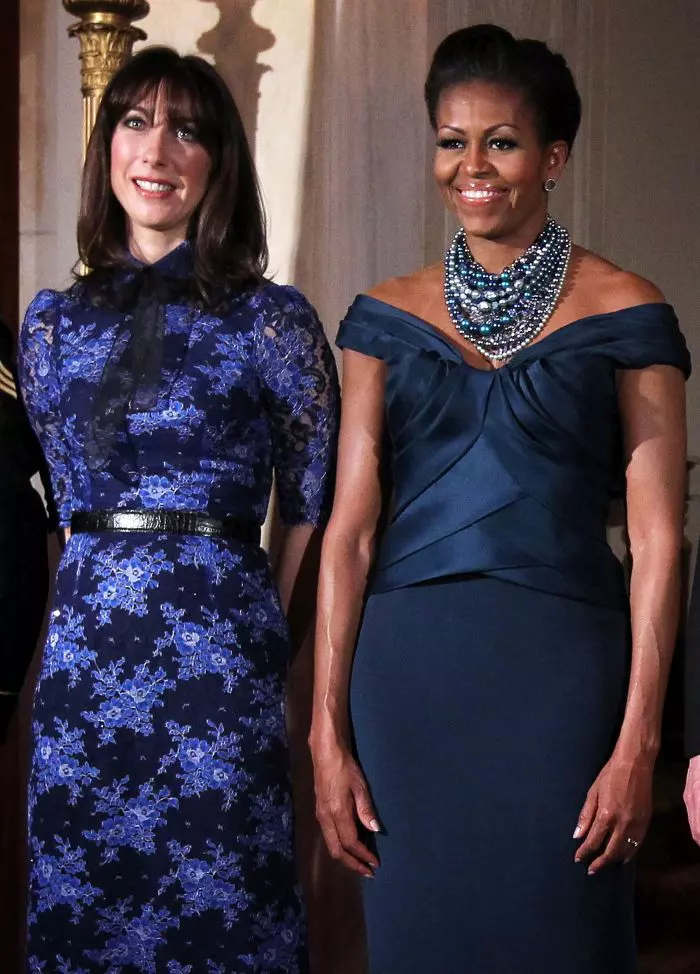 Obamas Host Official Visit Of UK Prime Minister Cameron
