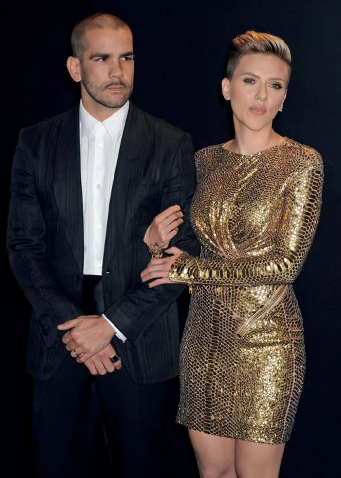 Scarett Johansson și Romain Dauriac