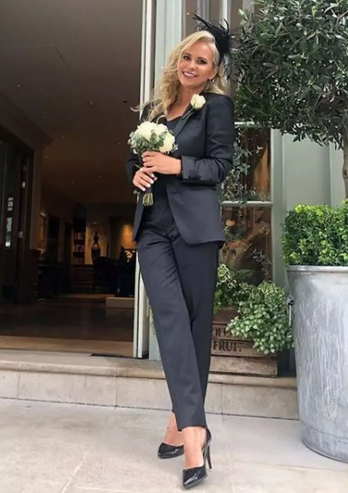 Paula Chirilă la nunta Wandei