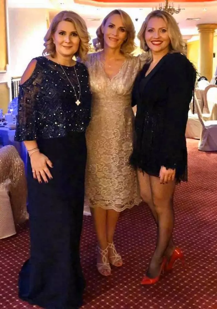 Imagini de la botezul Sarei, fetița Alessandrei Stoicescu