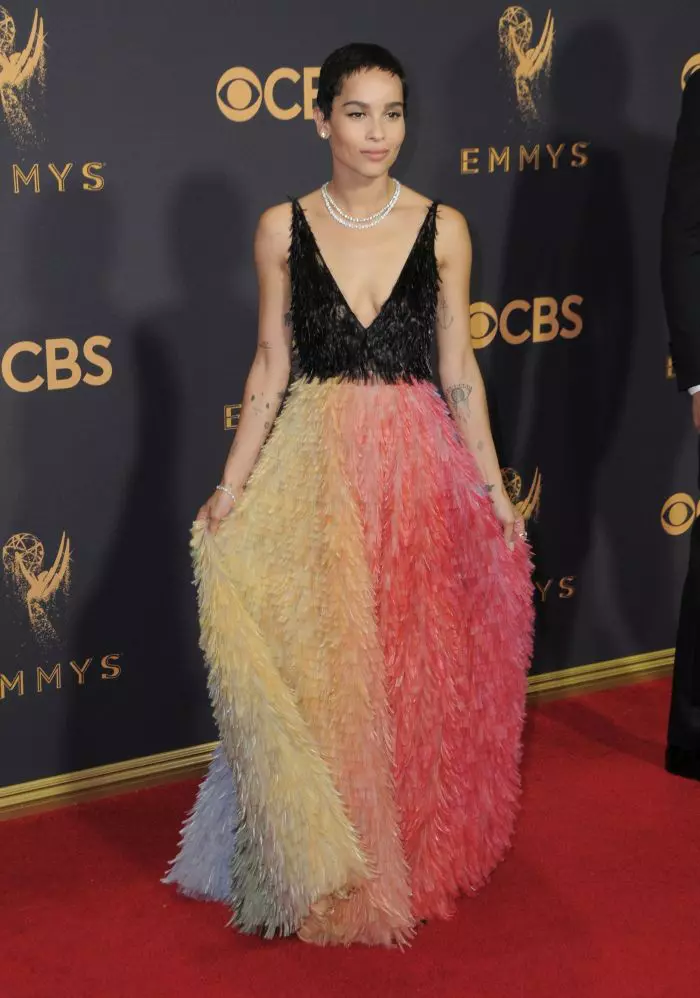 Zoe Kravitz - outfit Dior, Emmy Awards