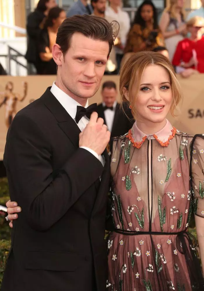 - Matt Smith si Claire Foy