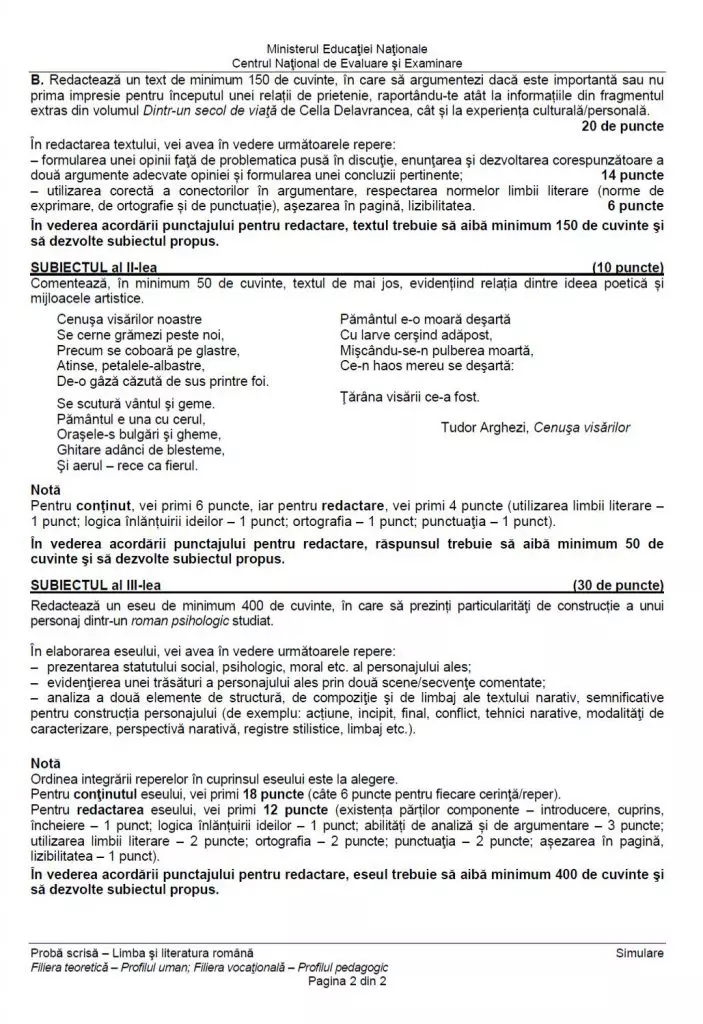 simulare-bac-romana-12-uman-2-barem-703x1024