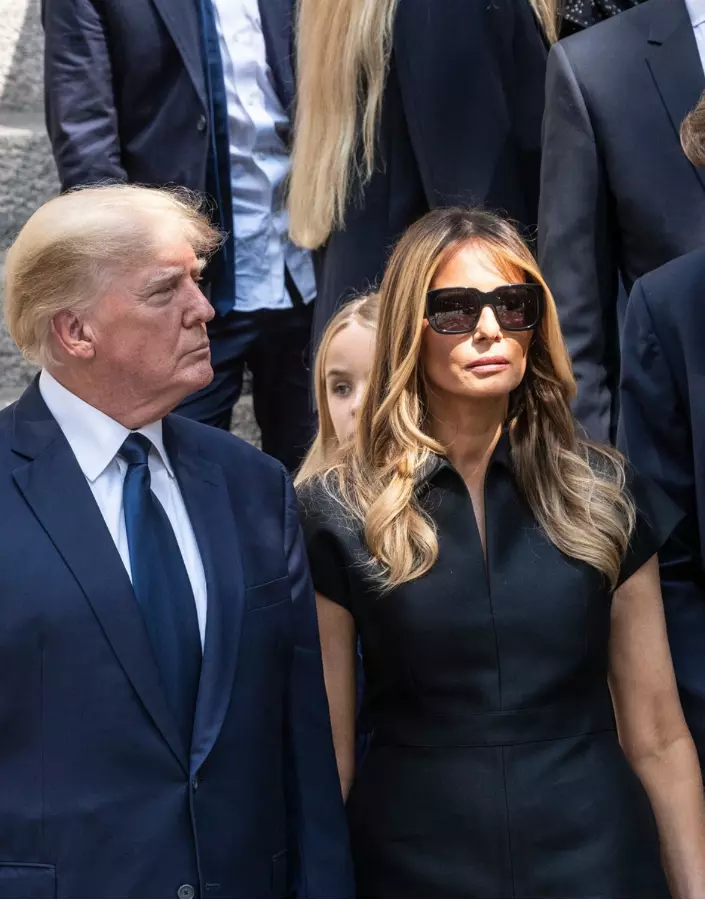 Ivana Trump inmormantare - 1