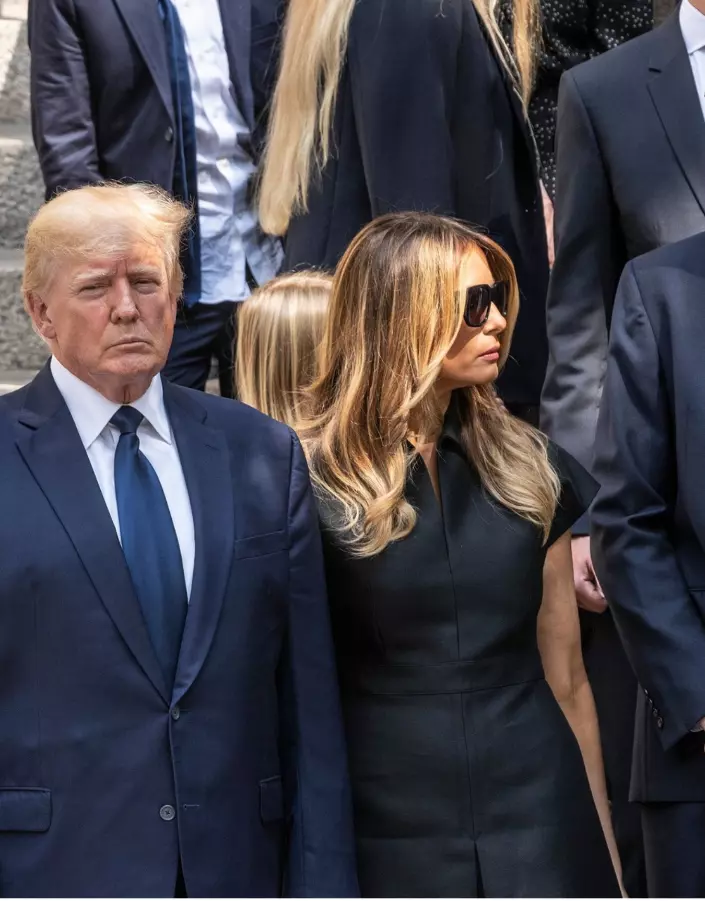 Ivana Trump inmormantare - 2