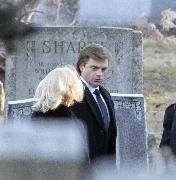 EXCLUSIVE: Sebastian Stan and Cast on the set of 'The Apprentice' in Toronto ,Canada