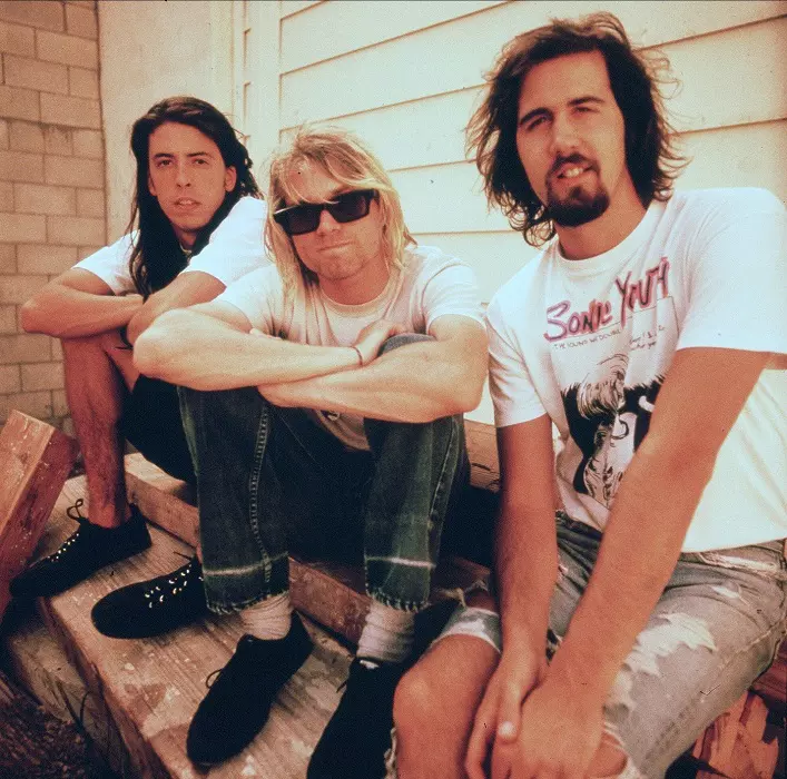 David Grohl, Kurt Cobain & Kris Novoselik