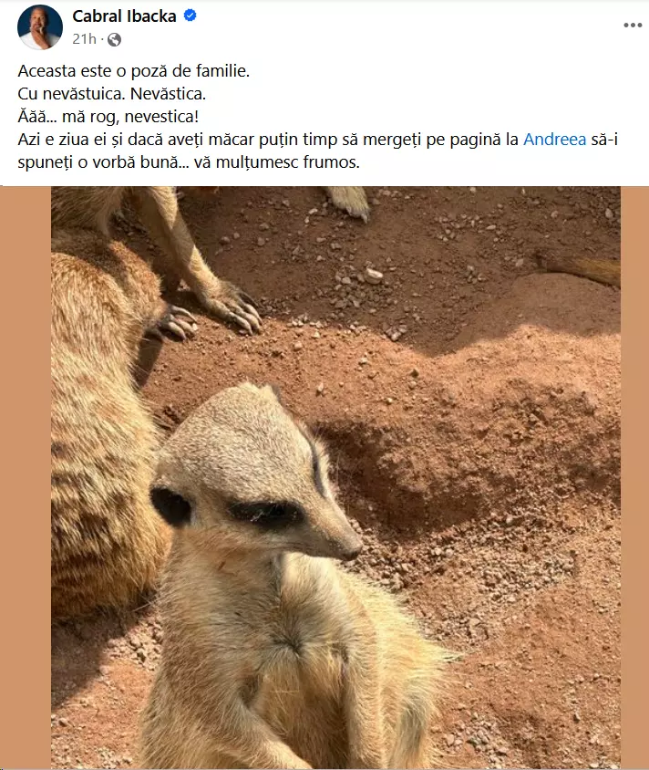 Mesajul transmis de Cabral