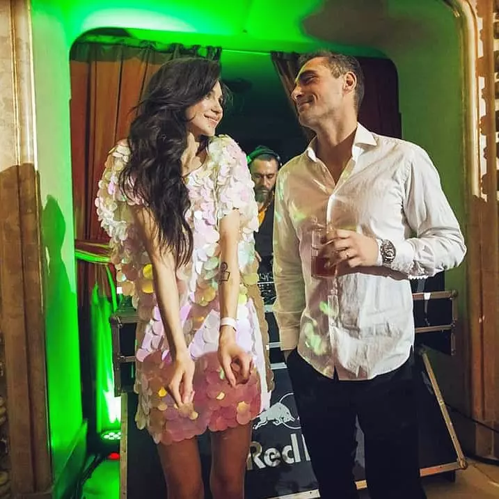 Vladimir Draghia si Alice Cavaleru, sotia lui