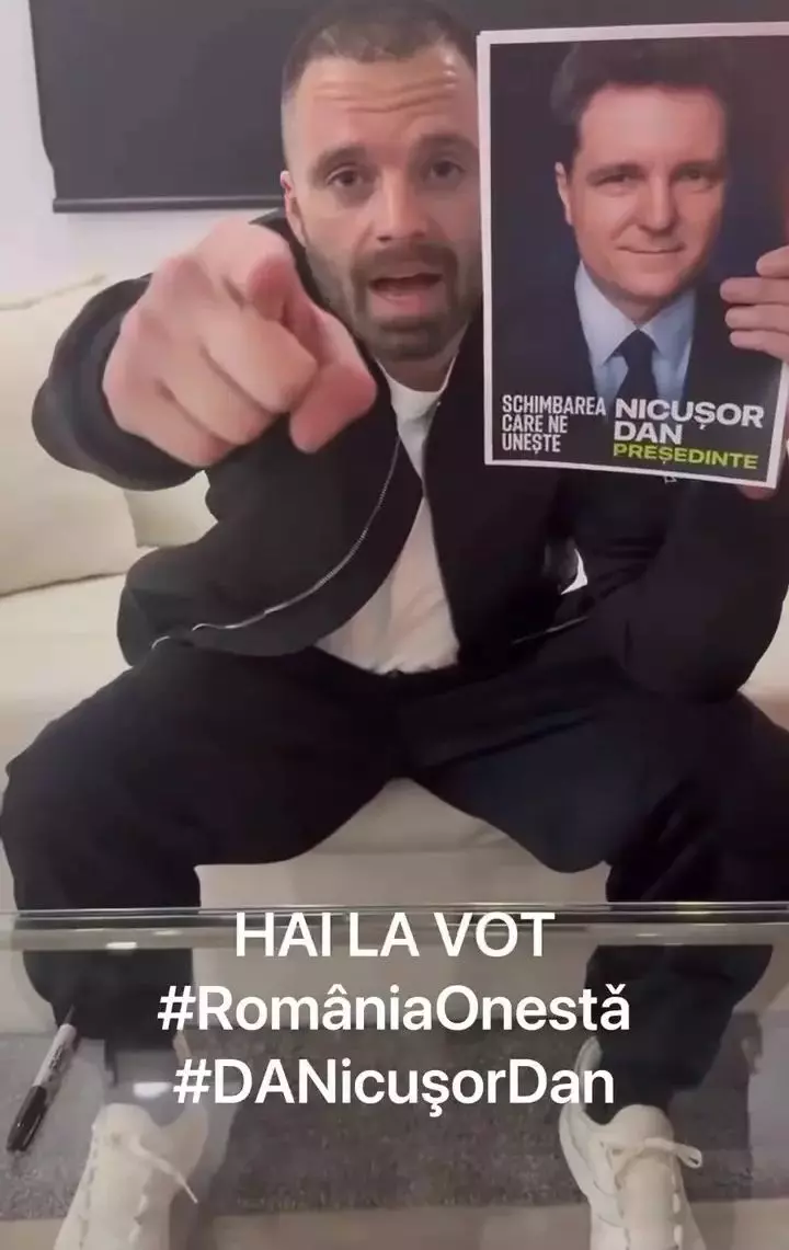 sebastian stan afis nicusor dan