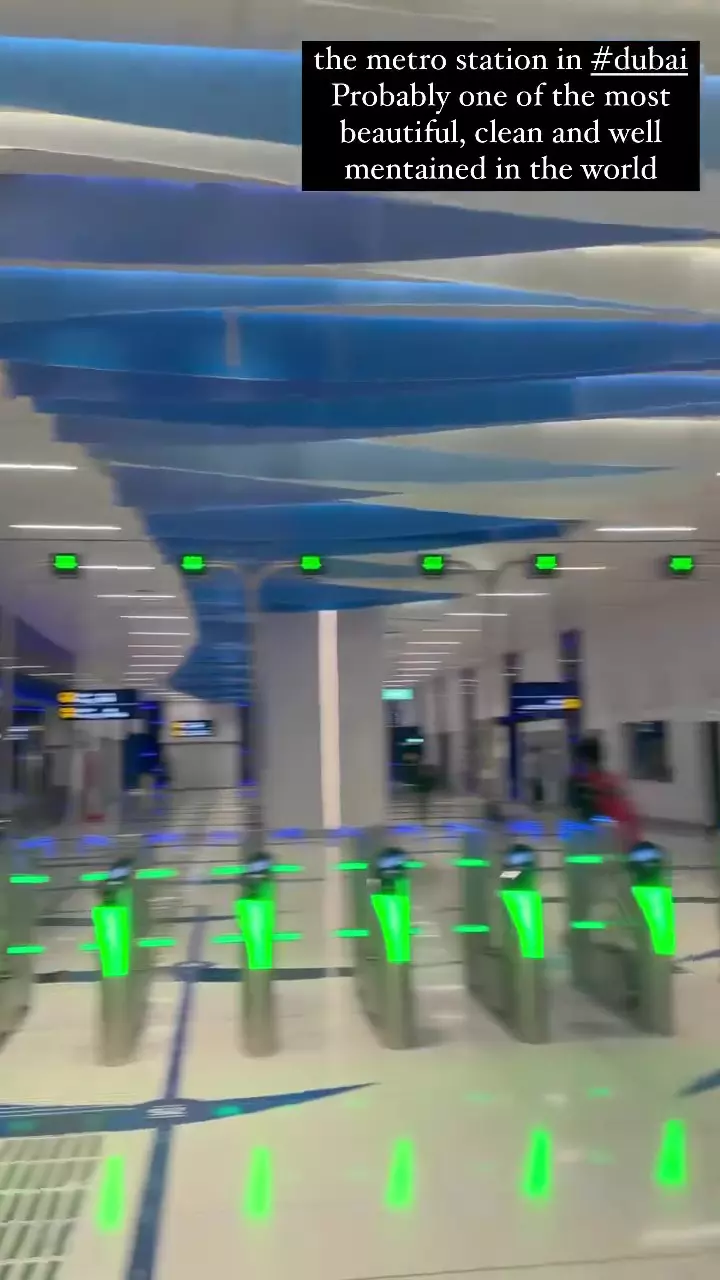 metroul din Dubai Iulia Vântur