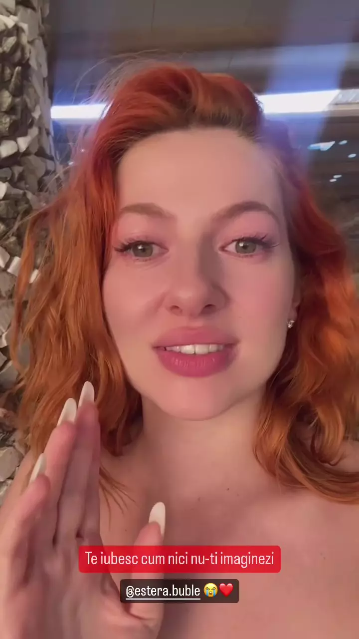 Lidia Buble, emoționată până la lacrimi de vestea că sora ei, Estera Buble, este însărcinată cu al treilea copil