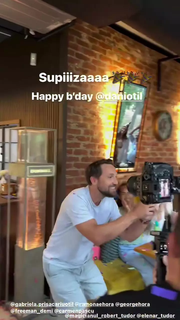 Dani Oțil petrecere surpriză 44 ani
