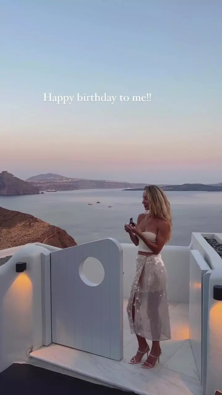 Flavia Mihășan în vacanță în Grecia, august 2024