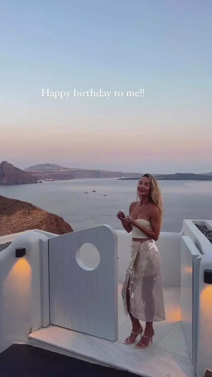 Flavia Mihășan în vacanță în Grecia, august 2024