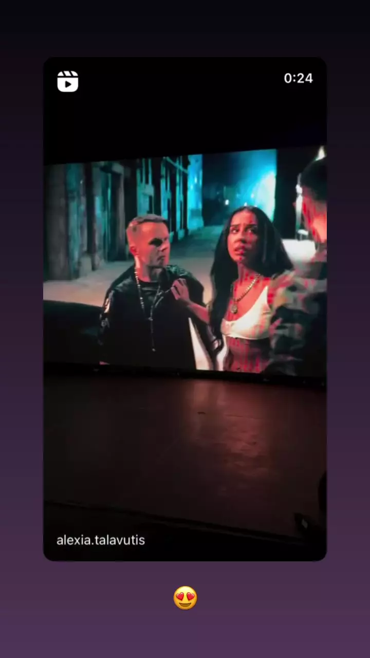 Cristina Ștefania în filmul „Cursa”