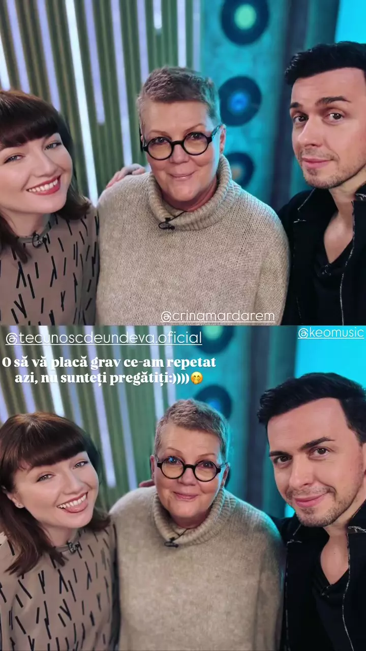 Alexandra Ungureanu și Keo, în sezonul 21 „Te cunosc de undeva!” (2)