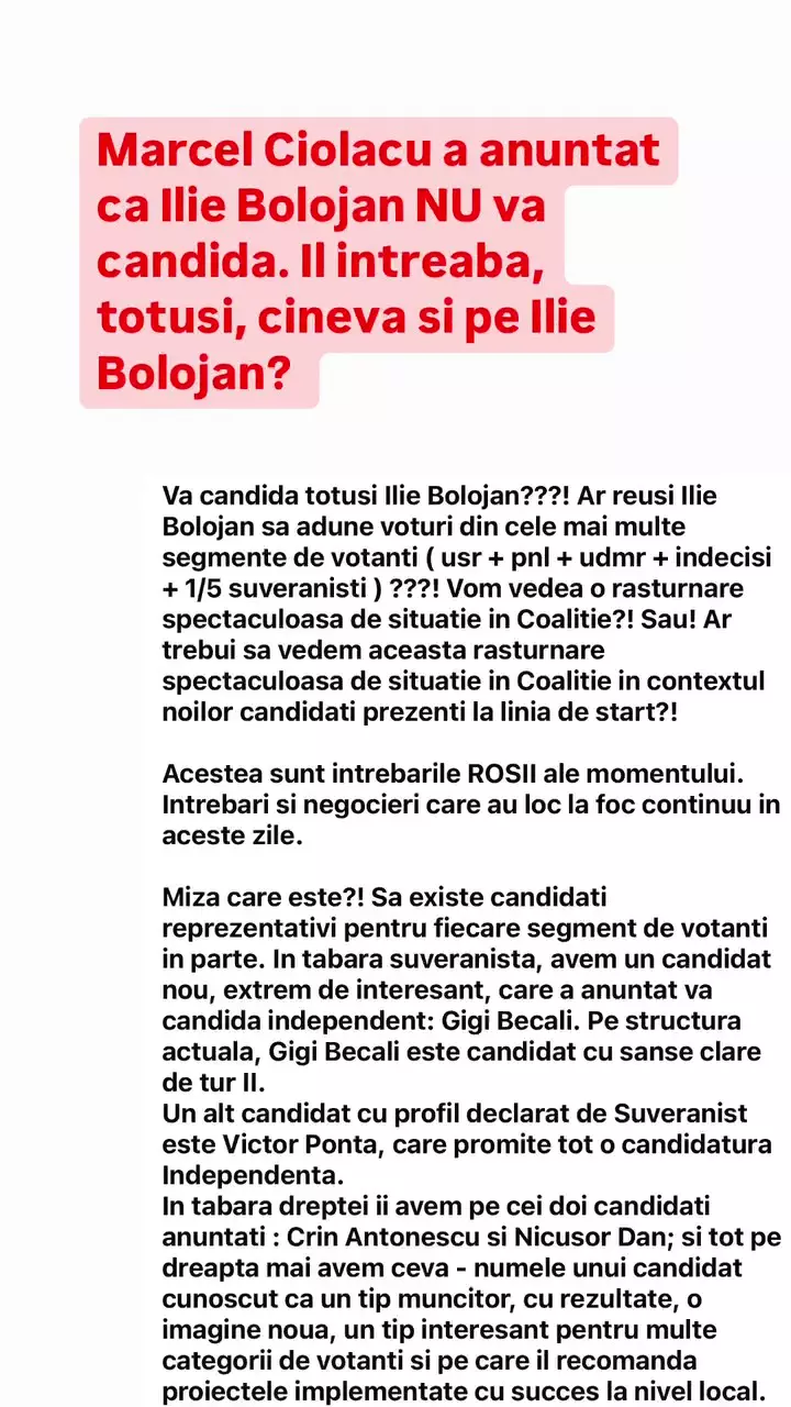Denise Rifai opinie despre candidații la alegerile prezidențiale din 2025 (1)