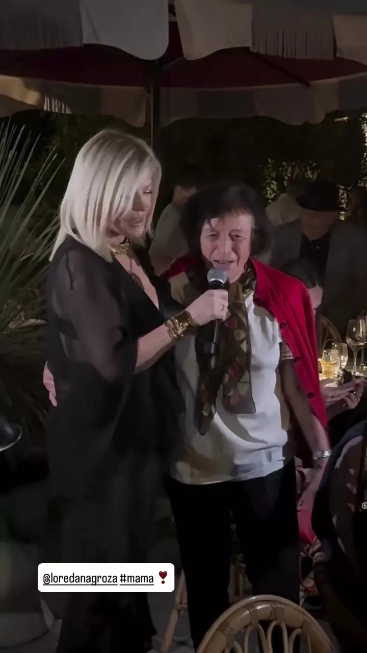Loredana Groza și mama ei, Leonida Groza, la aniversarea de 55 de ani a artistei