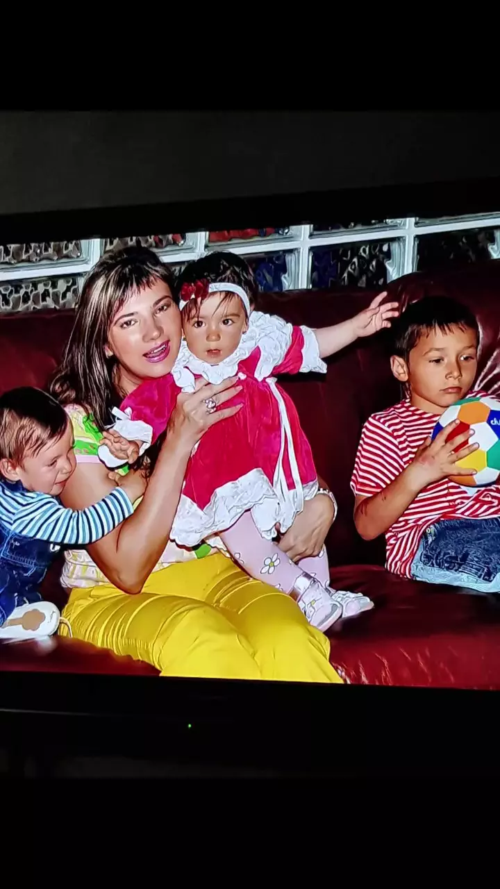 Mihaela Borcea și copiii ei