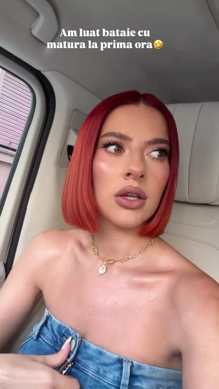 Lidia Buble, bătută cu mătura în plină stradă de o bătrânică (1)