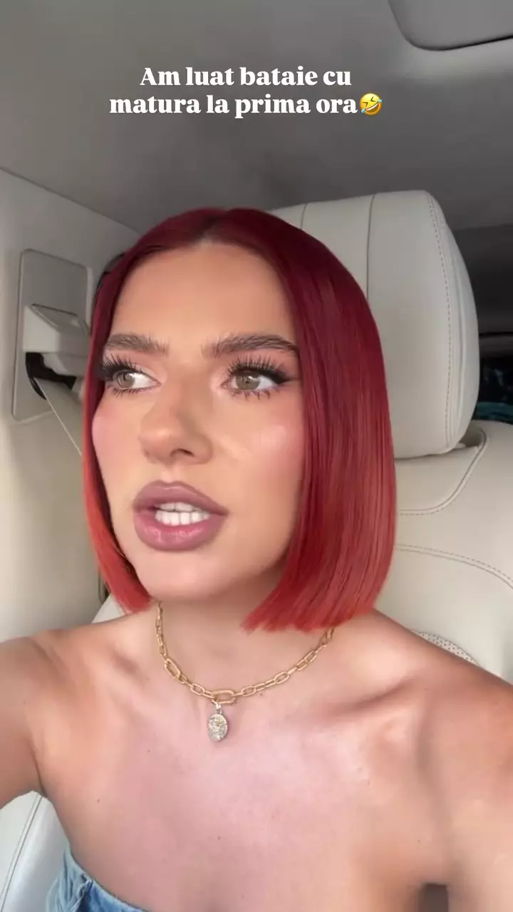 Lidia Buble, bătută cu mătura în plină stradă de o bătrânică (3)