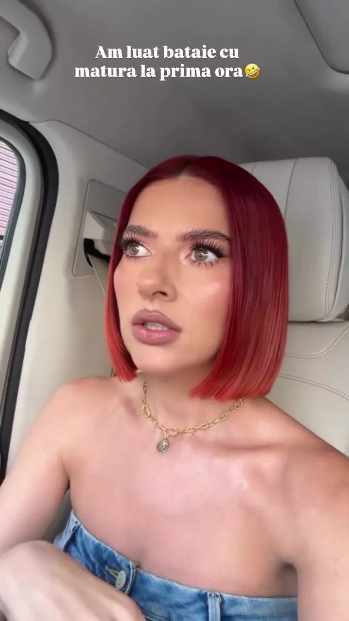 Lidia Buble, bătută cu mătura în plină stradă de o bătrânică (5)
