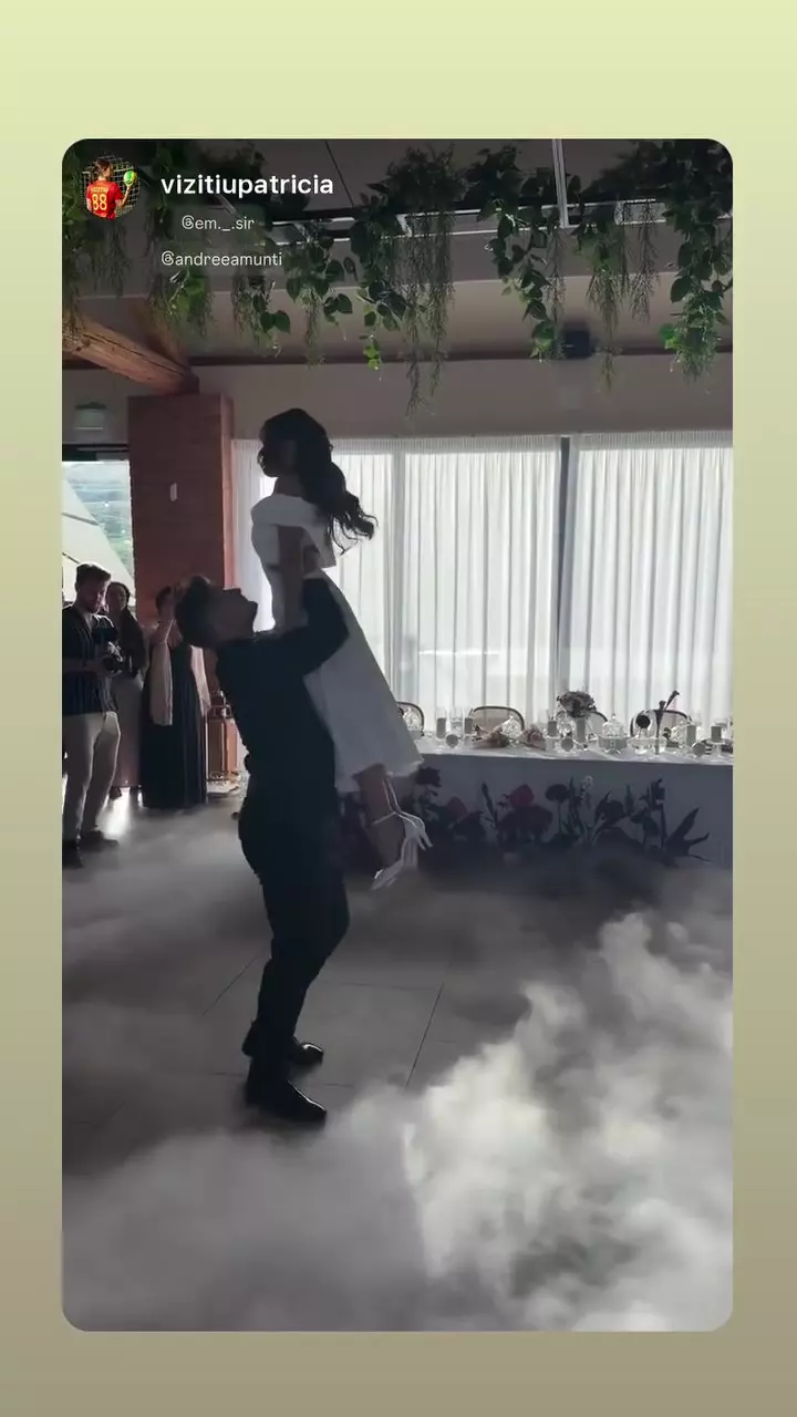 Andreea Munteanu și Emanuel Roșca dansul mirilor (1)