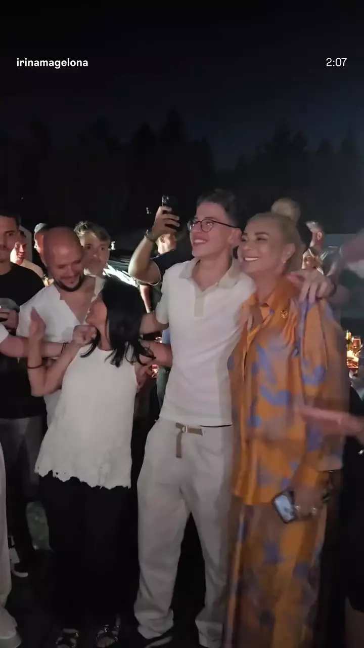 Imagini majorat Laurențiu Reghecampf Junior, fiul Anamariei Prodan și a lui Laurențiu Reghecampf (3)