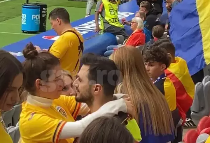 Ianis Hagi, susținut din tribune de familie, la meciul România – Moldova.  Cum au fost surprinse soția și sora lui: Kira a fost în culmea emoțiilor la golul fratelui ei