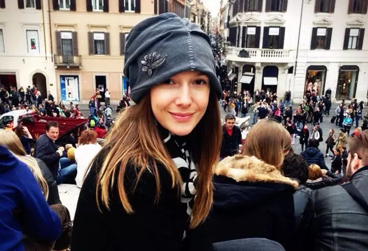 Delia Matache, vacanţă în Italia