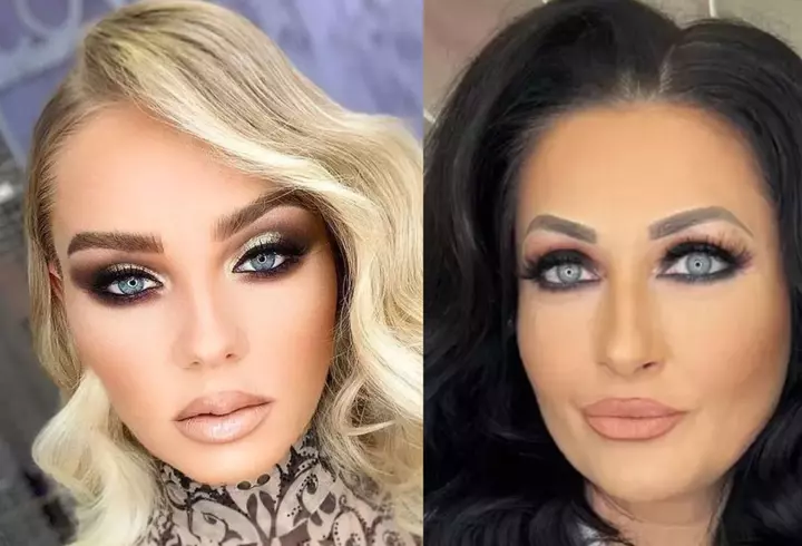 Anamaria Prodan s-a pozat în dormitor, într-un costum de baie minuscul