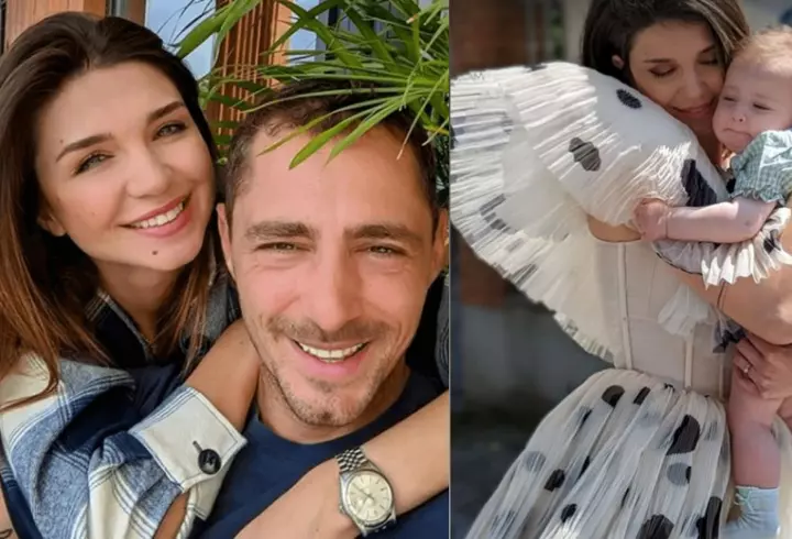 Roxana Nemeș și Călin Hagima și-au botezat gemenii, Ania și Zain, în secret. Imagini de la petrecere: decor de lux cu sute de trandafiri și lumânări, ținute spectaculoase și meniu de cinci stele