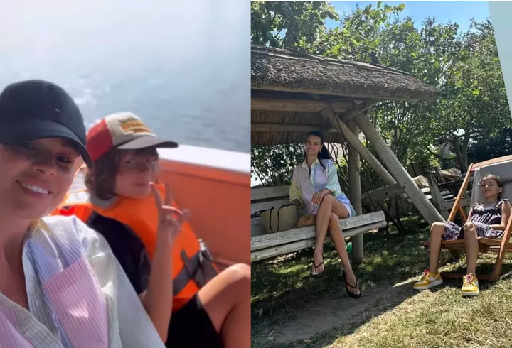Cum arată Theo Rose în costum de baie la o lună după ce a născut: ”Corp nou”. Artista este la mare cu bebelușul și părinții ei