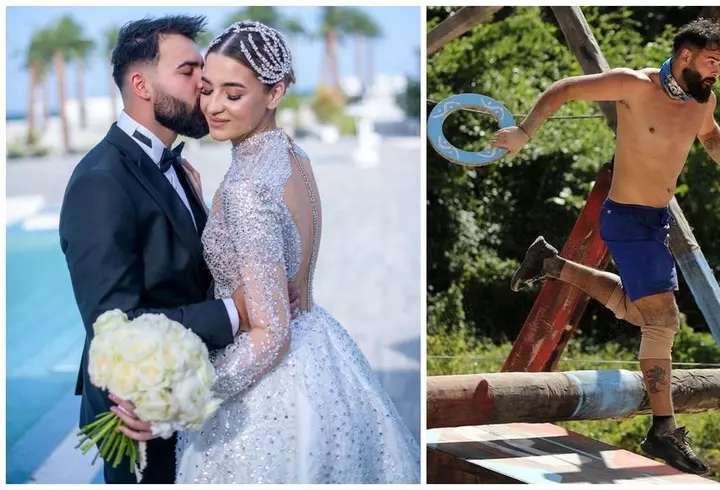 Soția lui Robert Moscalu de la Survivor, criticată dur pentru ținuta super sexy purtată la nunta lui Iancu Sterp: "Tipa goală cine este?"