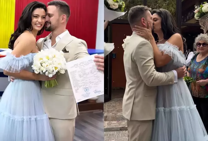 Vlad Gherman și Cristina Ciobănașu s-au întâlnit și au stat împreună la Gala Premiilor TV Mania 2025. Cum s-au fotografiat cei doi foști iubiți
