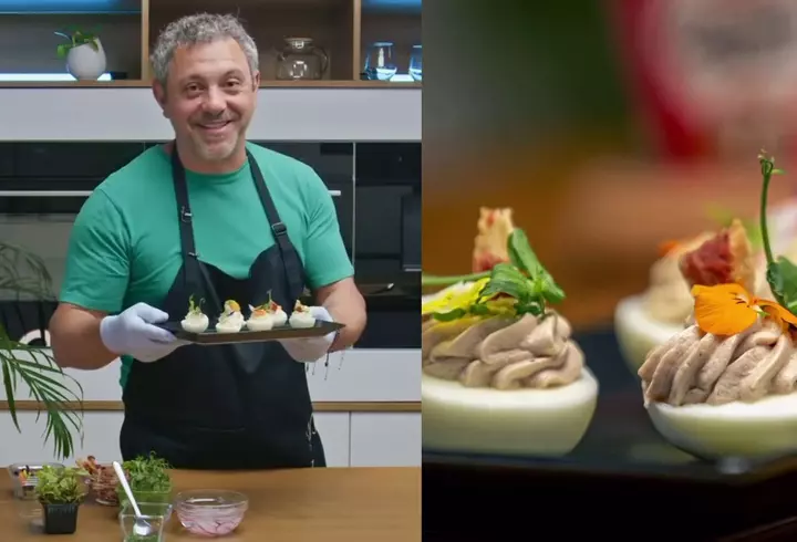 Rețetă de rulouri cu smântână și nucă