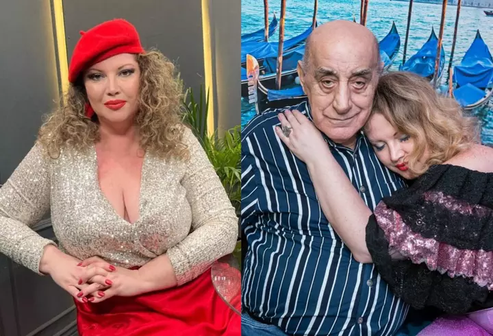 Kira Hagi, apariție elegantă la Opera Națională, la un eveniment. A purtat o rochie roșie, lungă până în pământ, și decoltată