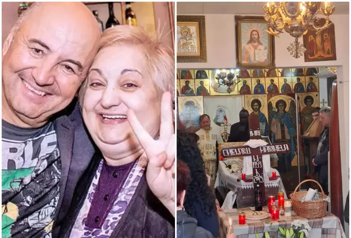 Imagini de la mormântul Fănicăi, prima soție a lui Florin Salam, la 16 ani după deces. Locul e plin de fotografii, icoane și lumânări