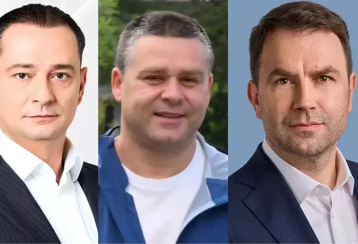 George Simion și Călin Georgescu, mitinguri separate la Alba Iulia. Liderul AUR, însoțit de soție și fiu, s-a plâns de atitudinea jandarmilor: „Nu respectă niște reguli”