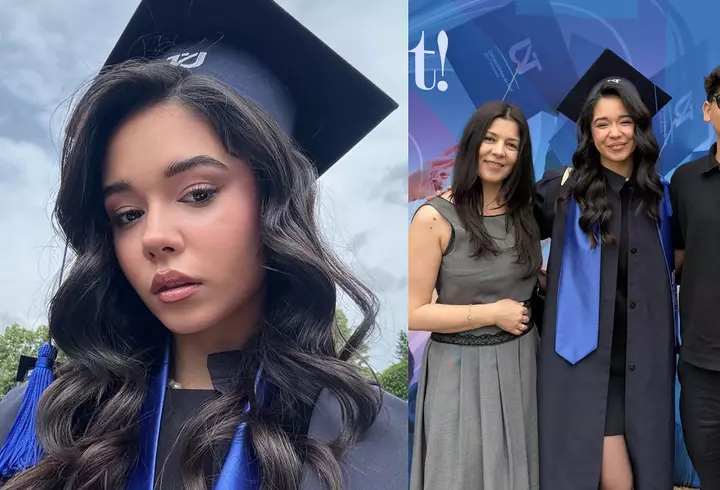Violeta Bănică a avut un proiect impresionant la finalul primului an de facultate. Reacția Andreei Marin: „Mândră de tine, fata mea!”