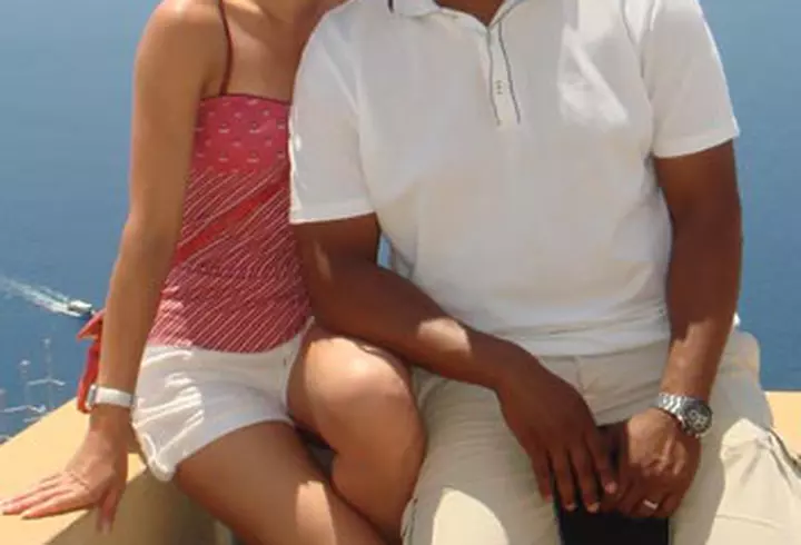 Adelina si Cristi Chivu la nunta fotbalistului Wesley Sneijder