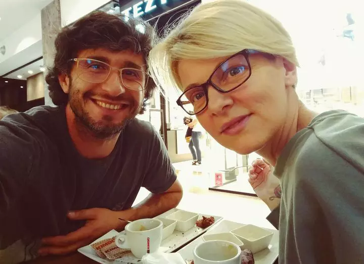 Dragoș Bucur și soția lui