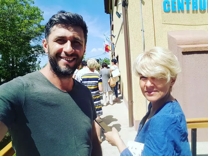 Dragoș Bucur și soția lui