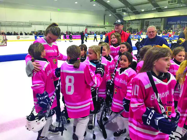 Simona Halep are propria echipă de hochei