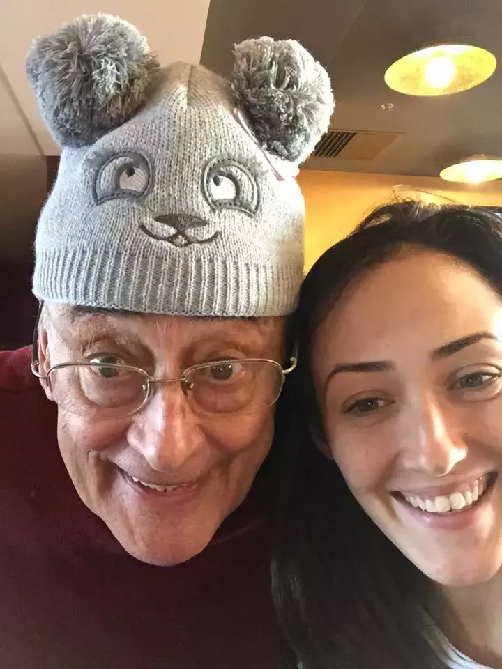 Nidia Moculescu si tatal ei2