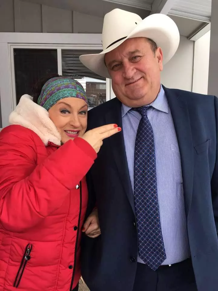 Maria Dragomiroiu și soțul ei