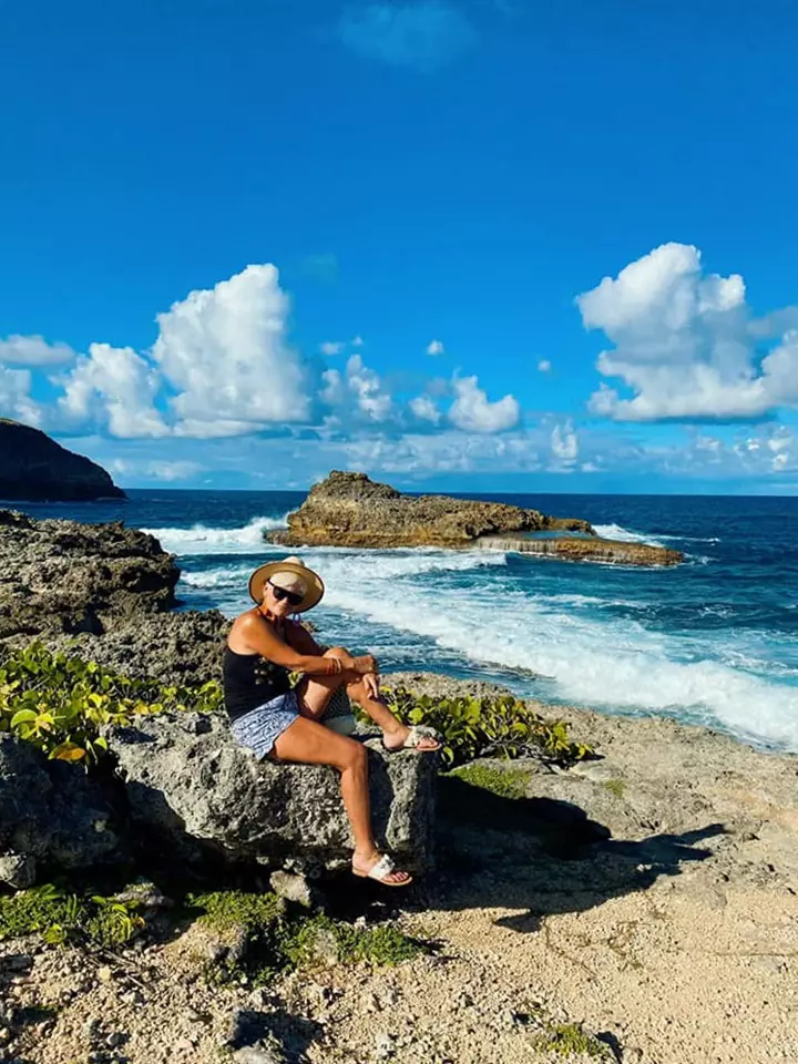 Monica Tatoiu în Guadeloupe