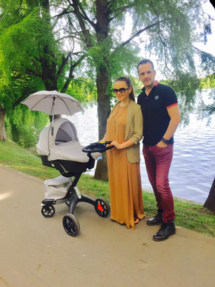 Mădălin Ionescu și Cristina Șișcanu iși botează fetița (7)