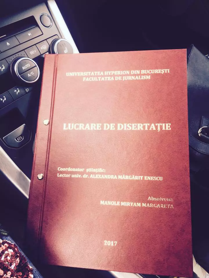 Margheta de la Clajani lucrare de disersatie